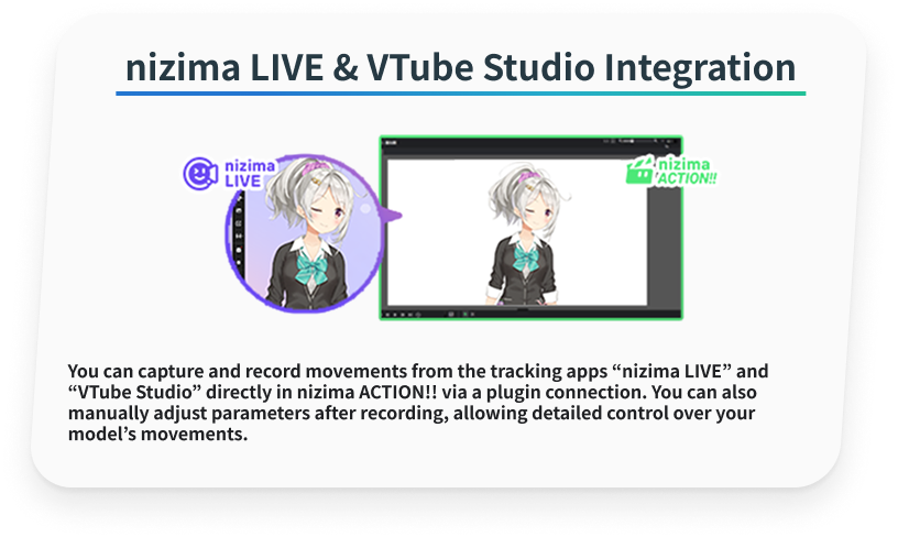 nizima LIVE & VTube Studio Integration