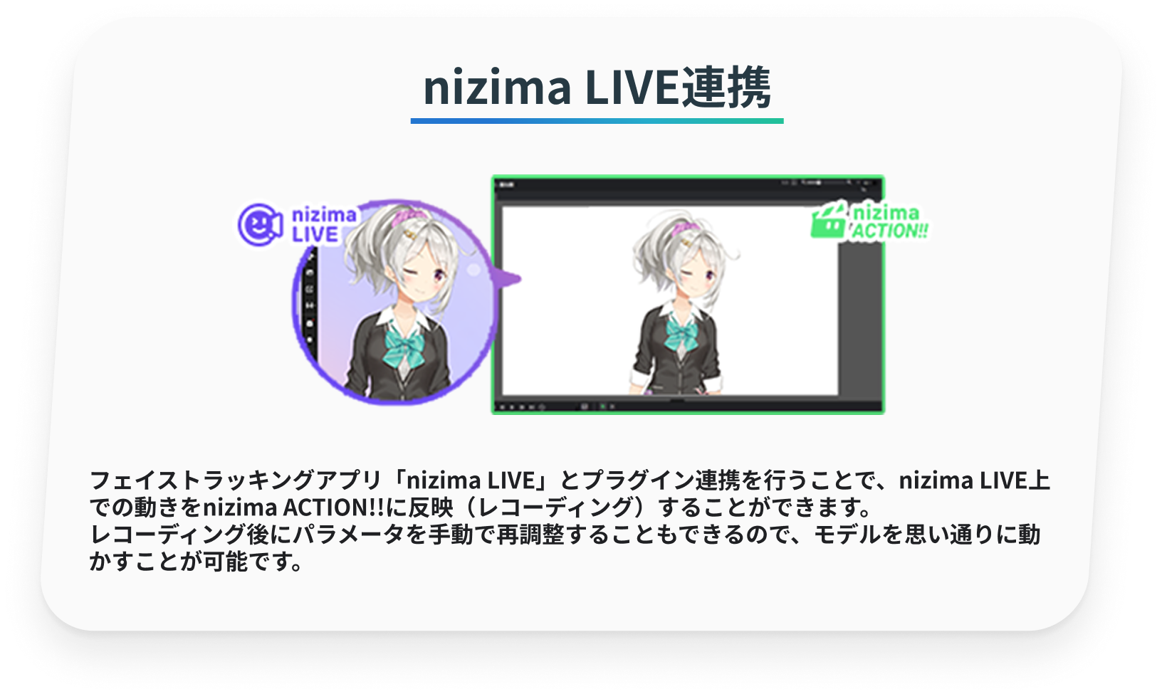 nizima LIVE連携